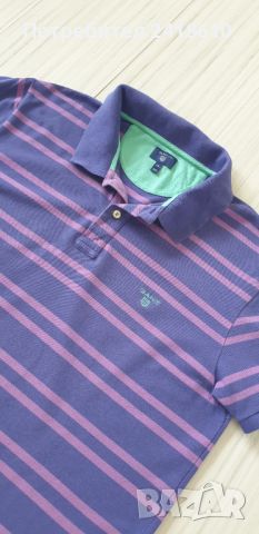 GANT Pique Stretch Cotton Size 2XL ОРИГИНАЛ! Мъжка Тениска!