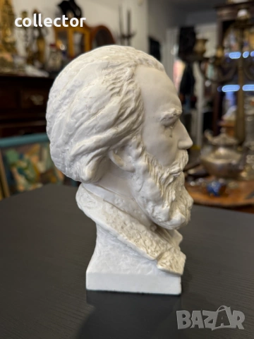 Бюст на великия композитор и пианист Брамс - GOEBEL №7885, снимка 3 - Колекции - 53618473