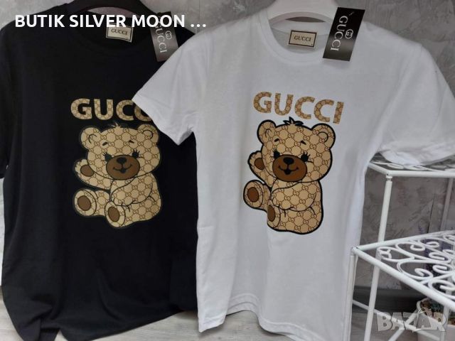 Дамски Памучни Тениски 💥 GUCCI , снимка 2 - Тениски - 46768330