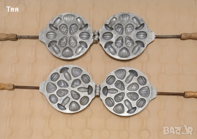 Форми за сладки орехчета и гъбки , снимка 2 - Форми - 53931053