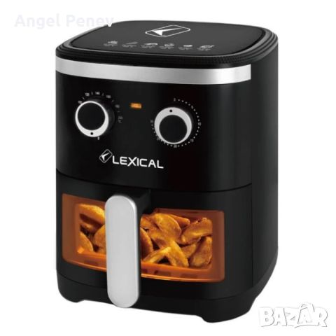 Black Week Фритюрник с горещ въздух LEXICAL LAF-3021 AirFryer 4,5l, снимка 4 - Фритюрници - 46140664