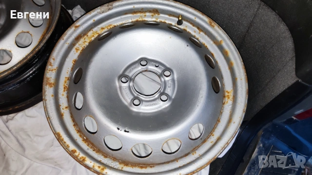 Оригинални железни джанти за Volvo 16", снимка 5 - Гуми и джанти - 53471934