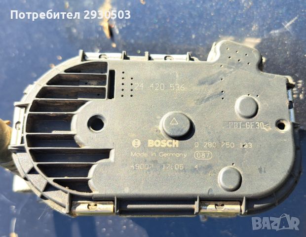 Дроселова клапа Опел корса ц 1.2 75кс 2005г Bosch , снимка 2 - Части - 45665046