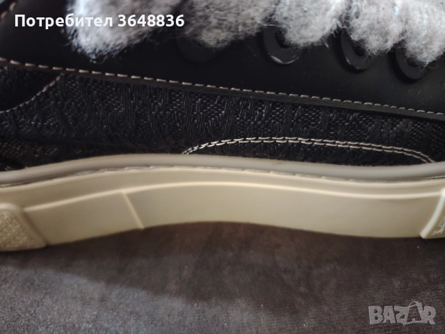 Оригинални кецове на dior естествена кожа с оригинални връзки, снимка 4 - Кецове - 51983067