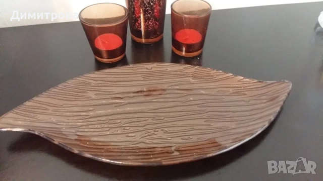 Нов комплект за декорация, цветно стъкло, снимка 3 - Декорация за дома - 25786363