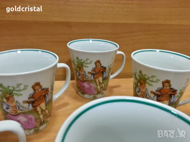 Стар полски порцелан чаши за чай , снимка 13 - Антикварни и старинни предмети - 49691225