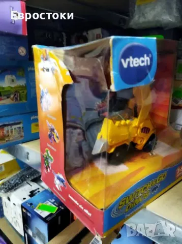 Интерактивна играчка VTech Switch & Go Dinos Brutus, The Triceratops Digger - динозавър, снимка 7 - Образователни игри - 47241910