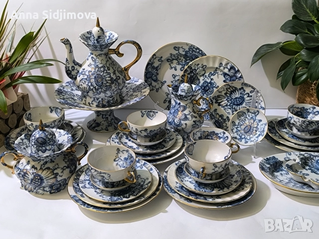 Руски порцелан ЛФЗ сервиз за чай 