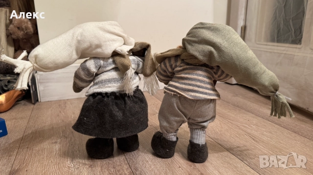 Винтидж двойка скиори– Норвегия., снимка 5 - Колекции - 52516604