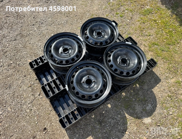 4бр.Оригинални подсилени джанти 15цола 4x100 + ДАТЧИЦИ за Renault Kangoo,Dacia Dokker,Mercedes Citan, снимка 2 - Гуми и джанти - 54014719