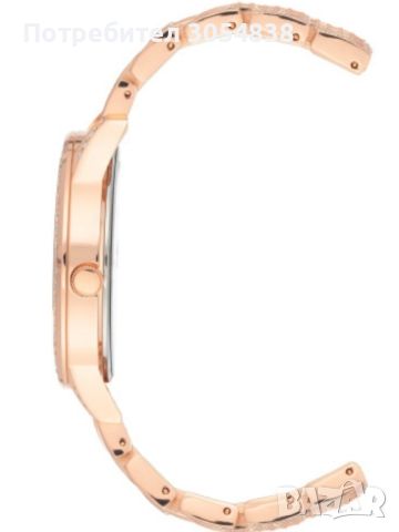 Juicy Couture - Овален часовник с кристали, Rose Gold, снимка 2 - Дамски - 45323778