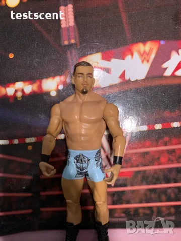 Екшън фигура WWE Austin Theory Остин Тиъри Mattel Basic играчка figure, снимка 10 - Фигурки - 49552320