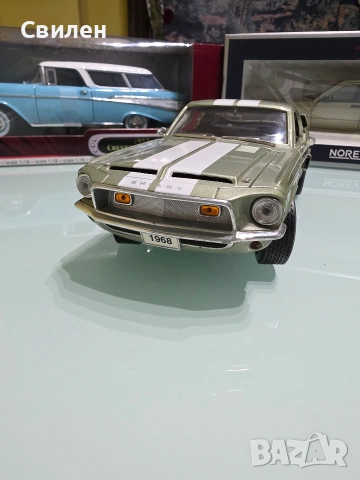 Ford shelby gt500 1968 (1:18), снимка 2 - Колекции - 53938270