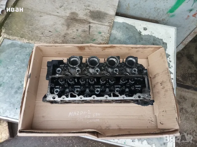 Цилиндрова глава за Мазда 2 1.4 CD. 68 кс. 2003 год., снимка 8 - Части - 49733776