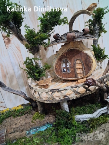 Къщичка на дърво,изработена само с естествени материали., снимка 17 - Други стоки за дома - 52313644