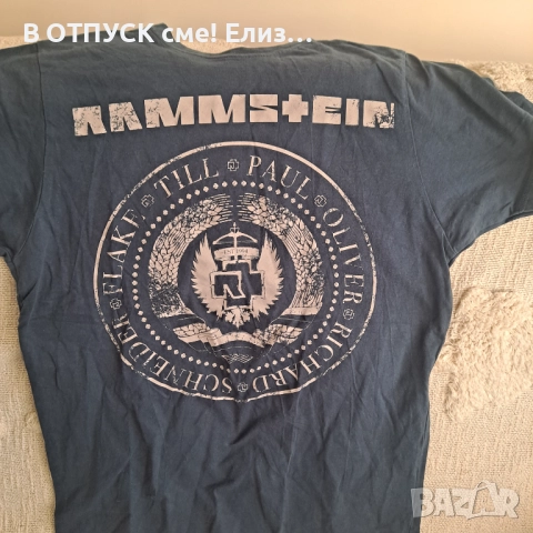Оригинална тениска на Rammstein лиценз Continental, снимка 5 - Тениски - 51507085