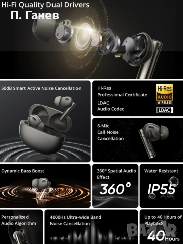 Realme Buds Air6 Pro , снимка 3 - Bluetooth слушалки - 52444206