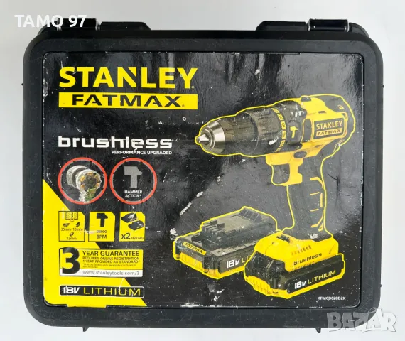 Stanley Fatmax KFMCD628 - Безчетков ударен винтоверт 18V, снимка 9 - Винтоверти - 48678683