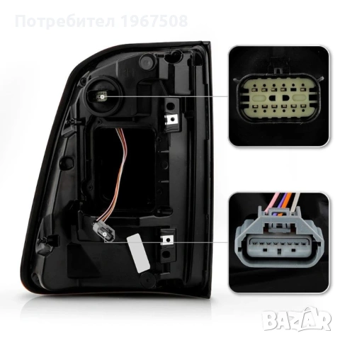 Комплект LED стопове с жълти мигачи за Dodge Ram 1500 2019-, снимка 4 - Части - 54206785