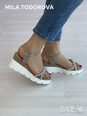 Леки и удобни ежедневни дамски сандали за всекидневен шик, снимка 6 - Дамски ежедневни обувки - 45842299