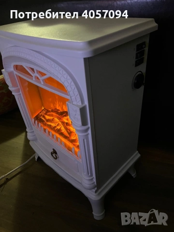 Продавам електрическа камина., снимка 3 - Отоплителни печки - 53256218