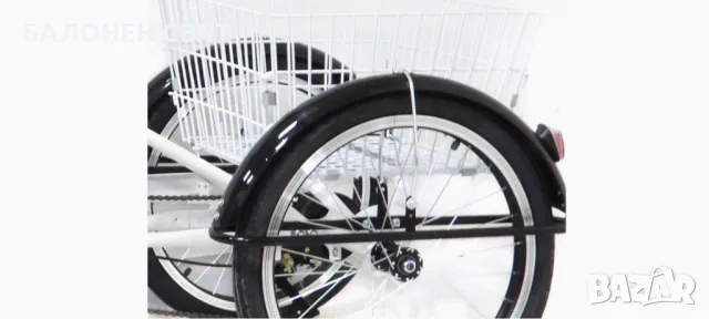 Безплатна Доставка Нов Модерен Триколесен Велосипед за възрастни с товарна кошница Триколка, снимка 7 - Велосипеди - 49612444