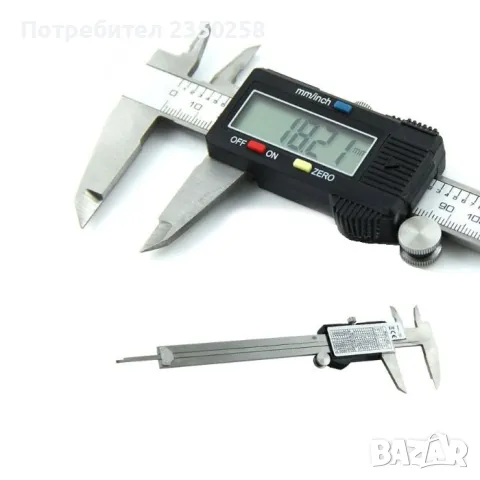 Здрав Стоманен Метален дигитален шублер в кутия 150mm