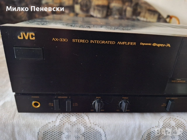 J VC AX-330 BK SUPER A.STEREO AMPLIFIER.MADE IN JAPAN., снимка 3 - Ресийвъри, усилватели, смесителни пултове - 53243668