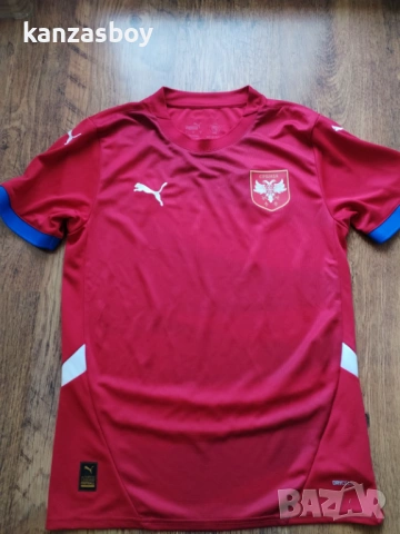 PUMA Serbia 2024 - мъжка футболна тениска КАТО НОВА С , снимка 5 - Тениски - 53839642