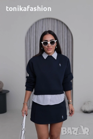 Комплект суитшърт и пола , снимка 2 - Комплекти - 52169739