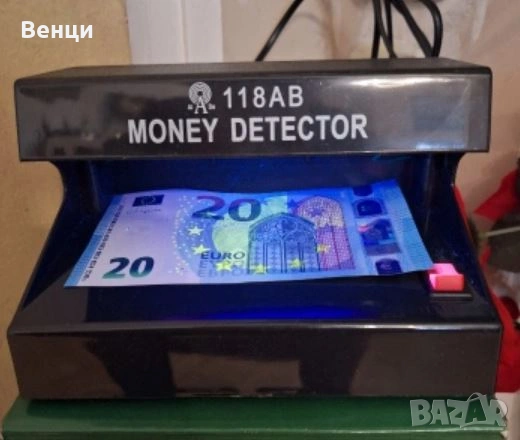 Мини детектор, проверка банкноти, документи