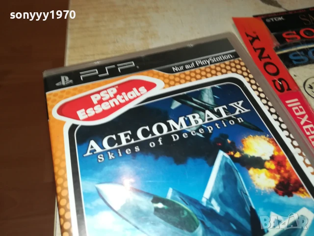SONY PSP ACE COMBAT X GAME-ВНОС GERMANY 2707251249, снимка 8 - Игри за PlayStation - 51156457