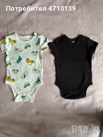 Бебешки дрешки, чисто нови. 3-6м , снимка 2 - Бодита за бебе - 53455857