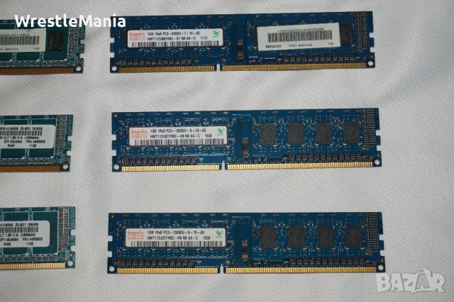 28 броя RAM ПАМЕТ DDR2 512MB/DDR3 2GB/1GB Тествана и Работеща за Настолен Компютър, снимка 10 - RAM памет - 51956370