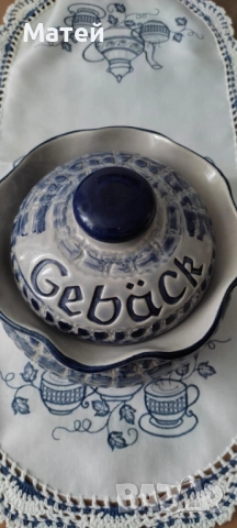 Керамичен съд за съхранение на бисквити* Терин, снимка 3 - Съдове за готвене - 51979306