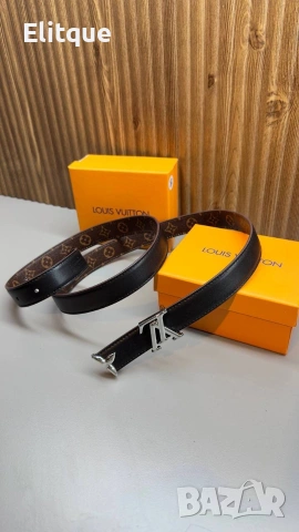 колани от естествена кожа в кутия Louis Vuitton , снимка 7 - Колани - 53068009