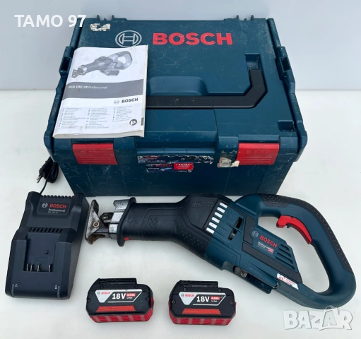 BOSCH GSA 18V-32 - Безчетков саблен трион с обороти 2x18V 4.0Ah