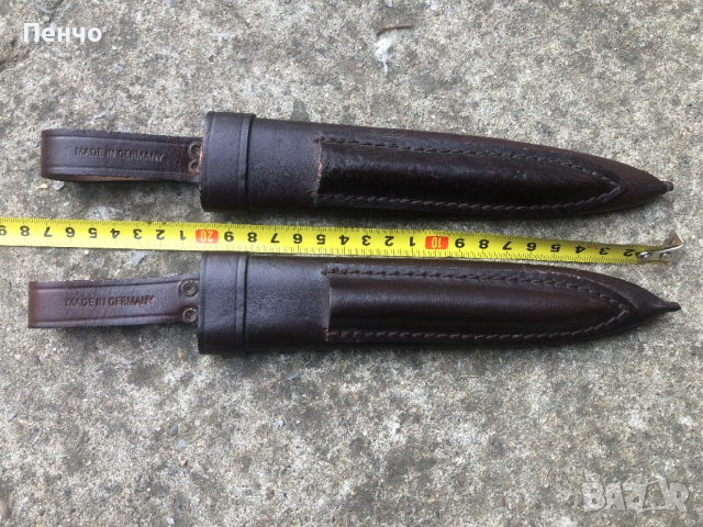 стари кожени кании - MADE IN GERMANY - МИНТ, снимка 3 - Ножове - 49729809