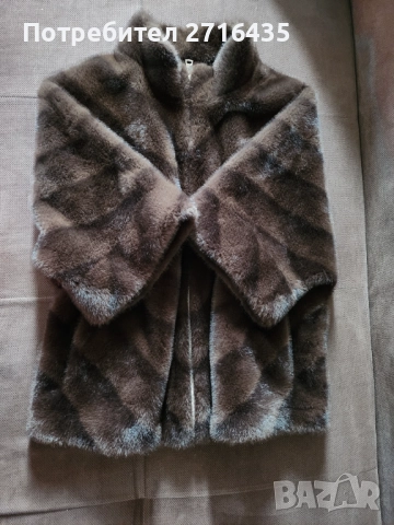 Дамско палто с косъм !, снимка 2 - Палта, манта - 52583461