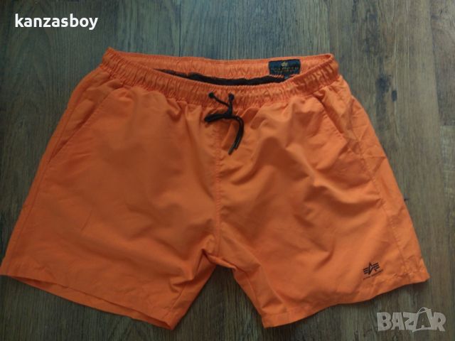 Alpha Industries Swimming shorts - страхотна мъжки шорти 2 ХЛ КАТО НОВИ, снимка 5 - Спортни дрехи, екипи - 46651870