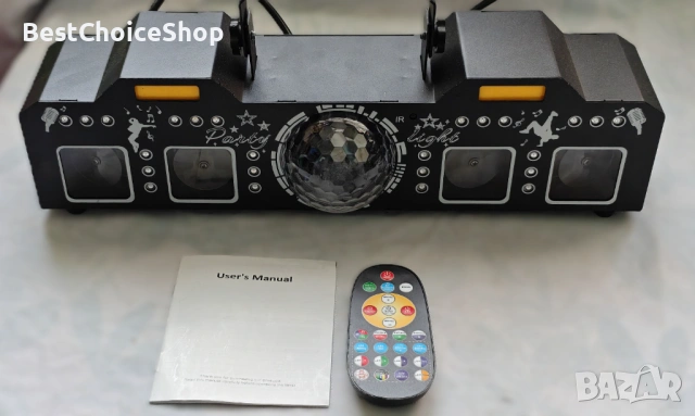 Диско и парти светлини с DMX512, стробоскоп, UV светлина и диско топка - DJ светлини, снимка 5 - Друга електроника - 53598567