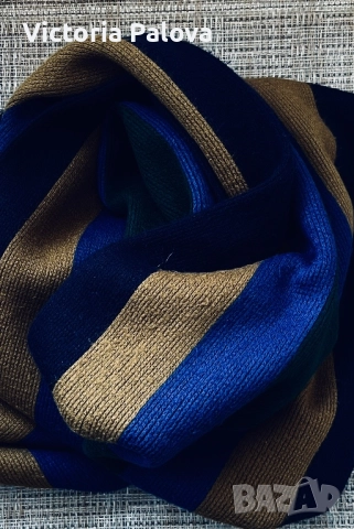 Красив зимен шал унисекс, снимка 4 - Шалове - 52932541