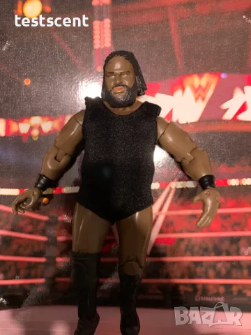 Екшън фигура WWE Mark Henry Марк Хенри WSM figure играчка Jakks full black, снимка 4 - Колекции - 48939008