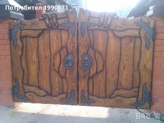 Порти, портали, врати, огради, парапети, ковано желязо, дърво., снимка 12 - Други - 52489359