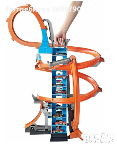 Hot Wheels - Писта Sky Crash Tower, снимка 3 - Коли, камиони, мотори, писти - 53839181