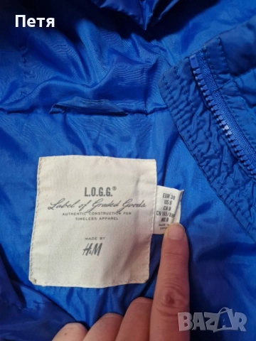 Синьо яке за преходните сезони, снимка 4 - Якета - 52103709