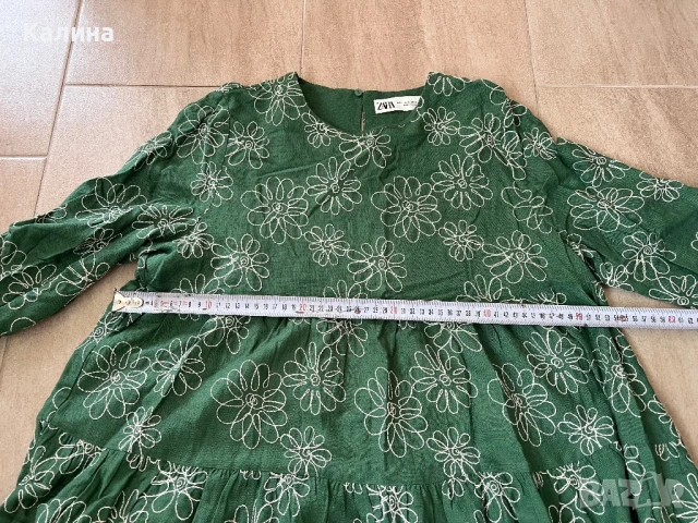 ЧИСТО НОВА Къса рокля ZARA, снимка 5 - Рокли - 51101191