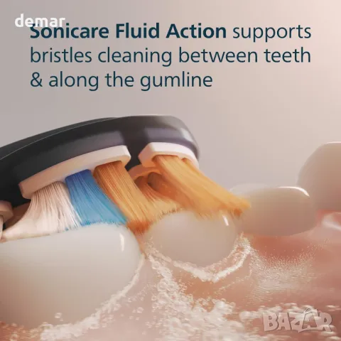 Philips Sonicare A3 Premium All-in-One, Оригинални резервни глави, черни, 4 броя, HX9094/88, снимка 6 - Други - 50042901