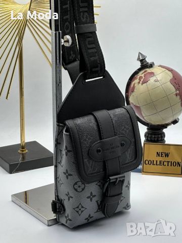 Чанта през рамо сива звезда с черно Louis Vuitton реплика, снимка 1 - Чанти - 45905326