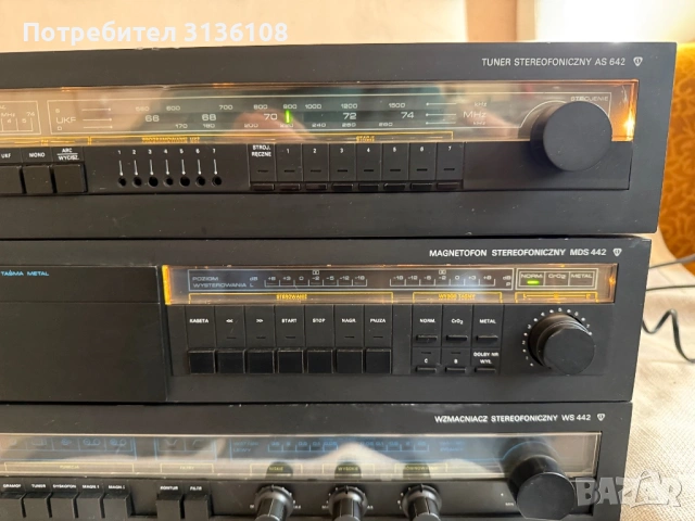 Diora  WS-442 тунер исилвател и дек, снимка 3 - Декове - 53771073